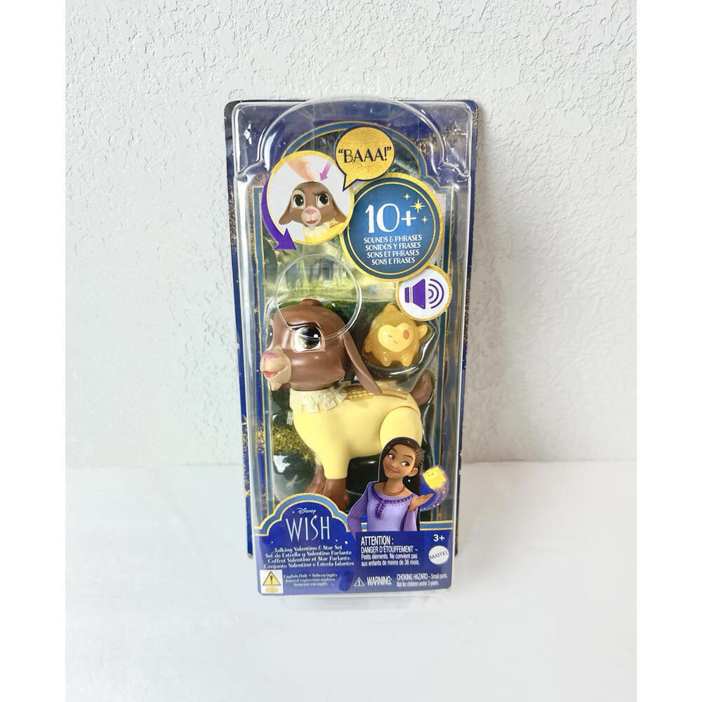 Disney Wish Asha Talking Valentino & Star Set Toy 10+ Sounds NEW